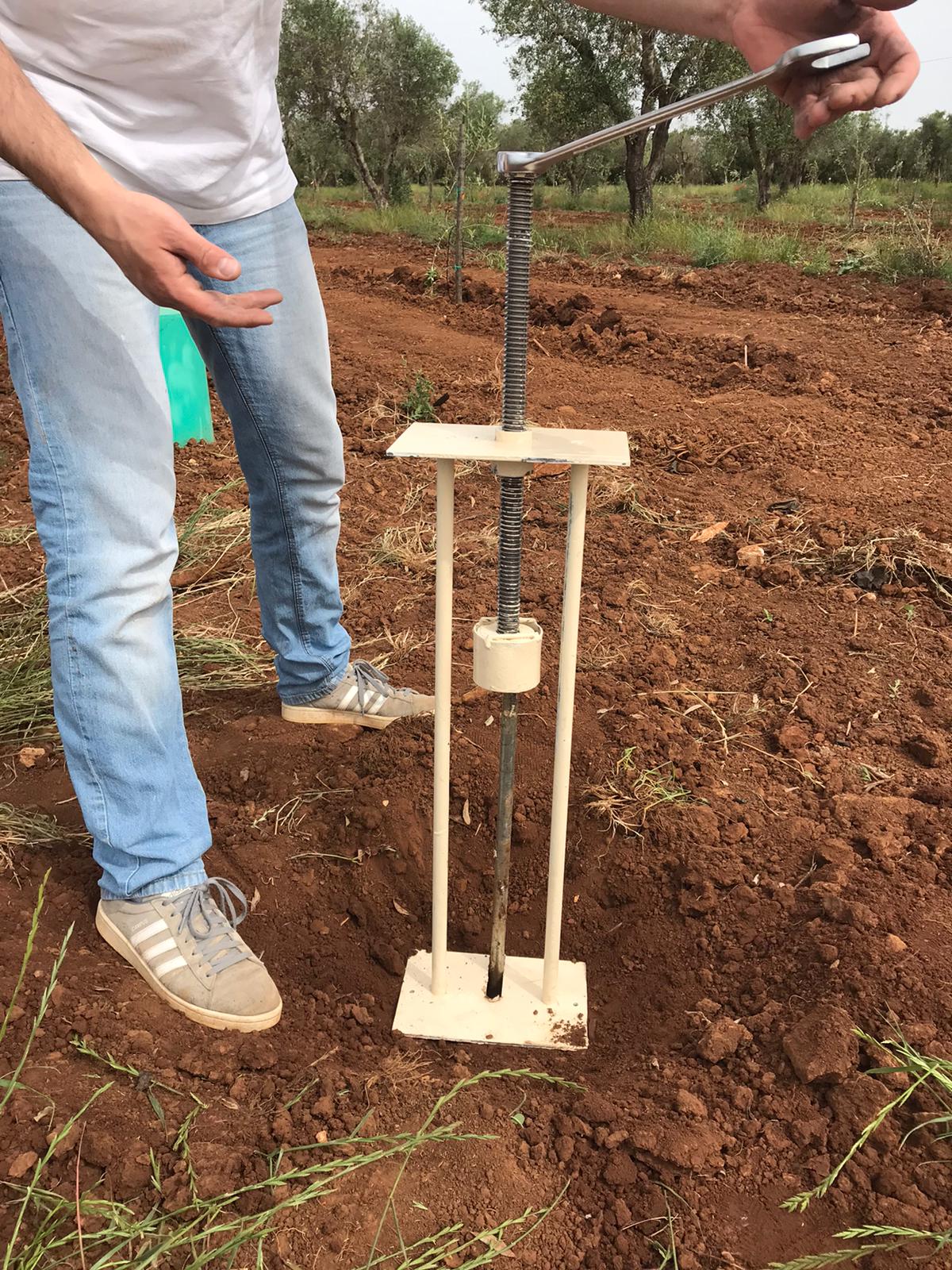 Dettaglio del sistema di estrazione di una puntazza